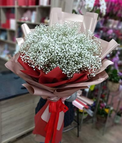 Букет цветов из: Гипсофила в Островской